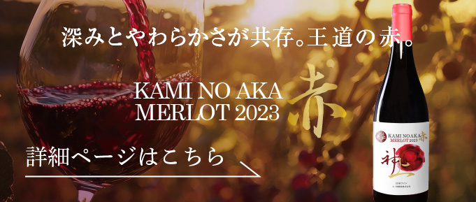 上の赤メルロー2023