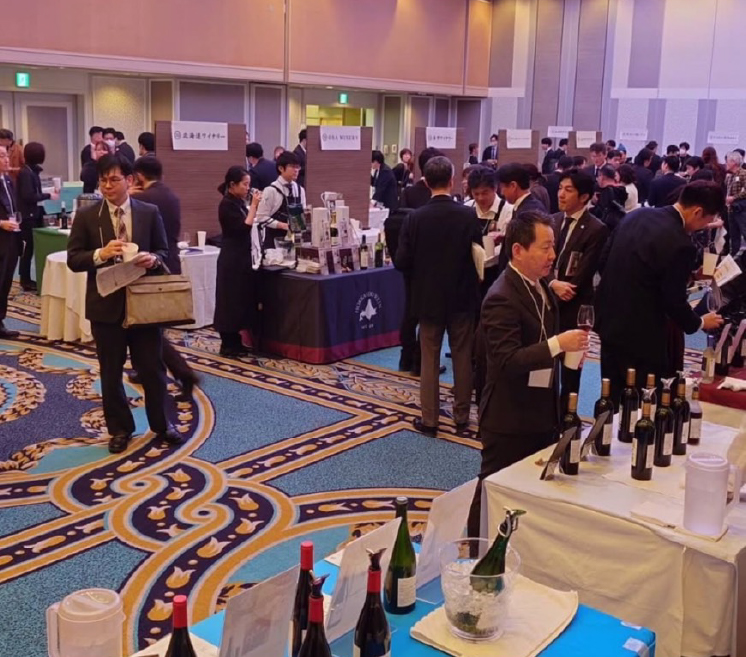 北海道産ワインセミナーの様子